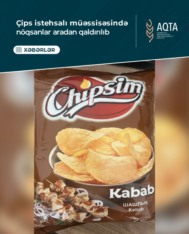 Çips istehsalı müəssisəsində nöqsanlar aradan qaldırılıb