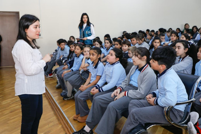AQTA “Sağlam məktəbli” layihəsini davam etdirir
