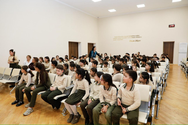 AQTA iki məktəbdə 553 şagirdi sağlam qidalanma mövzusunda maarifləndirdi