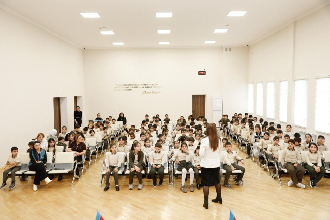 AQTA iki məktəbdə 553 şagirdi sağlam qidalanma mövzusunda maarifləndirdi