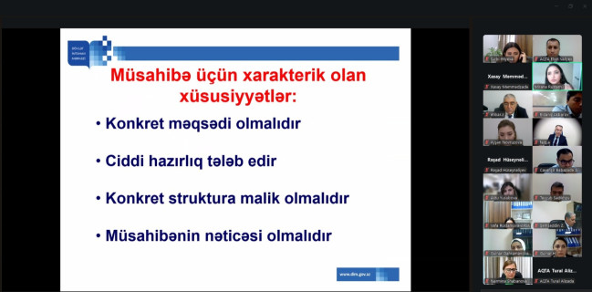AQTA əməkdaşlarına təlim keçirilib