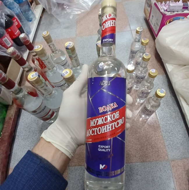 Masallıda daha iki marketdə saxta alkoqollu içkilər aşkarlanıb