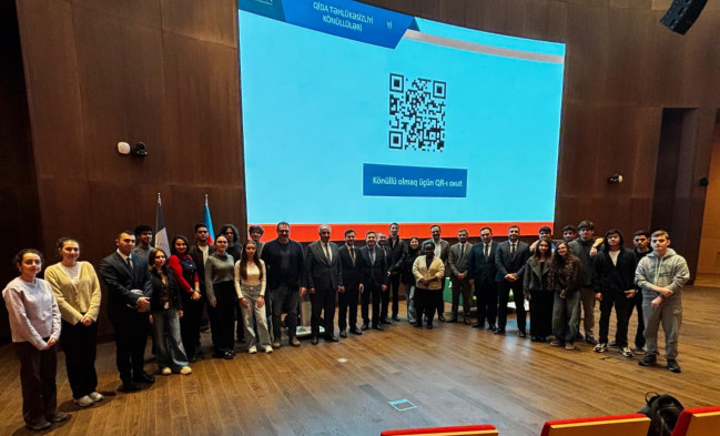ADA Universitetinin tələbələri ilə görüş keçirilib