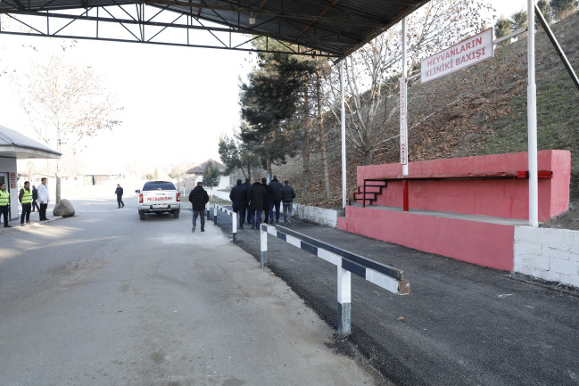 Göygöl heyvan bazarında yenidənqurma işləri yekun mərhələdədir