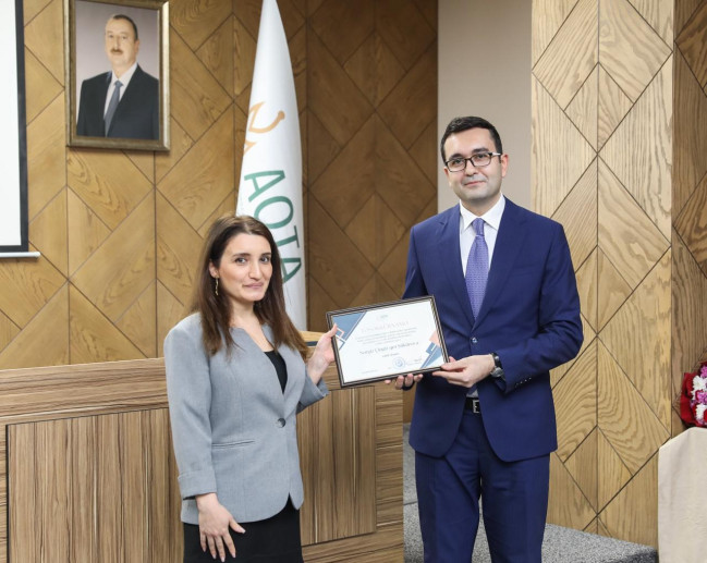 AQTA-nın bir qrup əməkdaşı mükafatlandırılıb