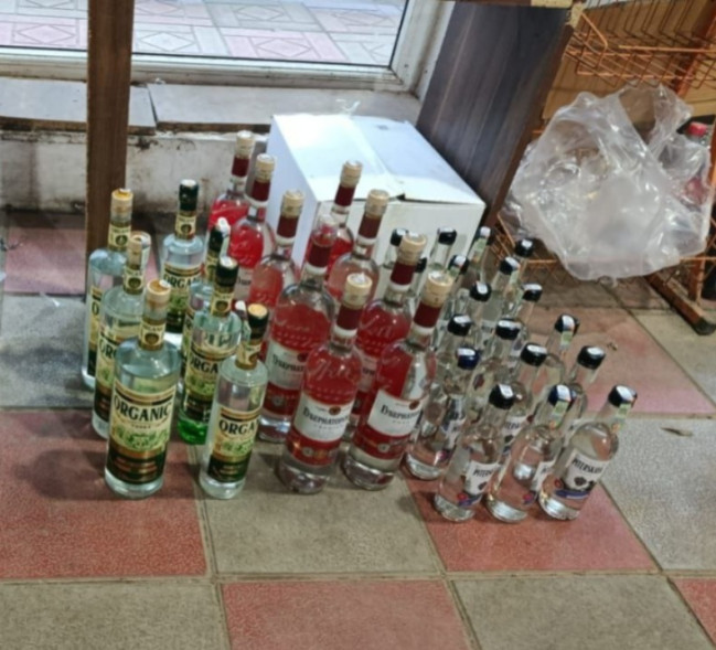 Masallıda marketdə saxta alkoqollu içkilər aşkar edilərək satışdan kənarlaşdırılıb