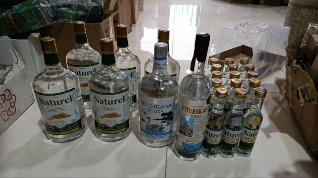 Astara və Lənkəranda marketdə saxta alkoqollu içkilər aşkarlanıb