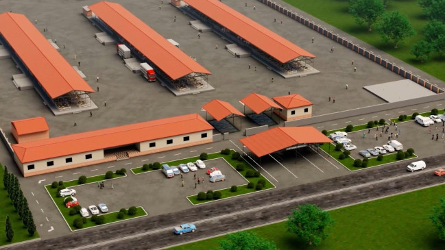 Nümunəvi heyvan bazarı layihəsinin 3D animasiyası