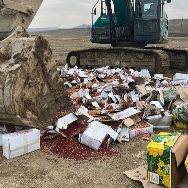 Uyğunsuzluq aşkarlanan 3 ton araxis məhsulunun satışa çıxarılmasının qarşısı alınıb