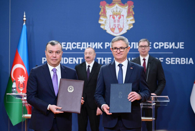 Azərbaycanla Serbiya Hökuməti arasında qida təhlükəsizliyi sahəsində əməkdaşlıq haqqında Saziş imzalanıb