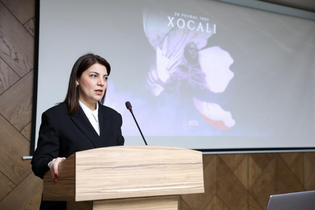 AQTA-da Xocalı soyqırımı qurbanlarının xatirəsi anılıb
