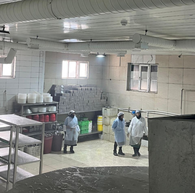 "BFT Cheesella” MMC-yə məxsus süd və süd məhsullarının emalı müəssisəsində yoxlama keçirilib