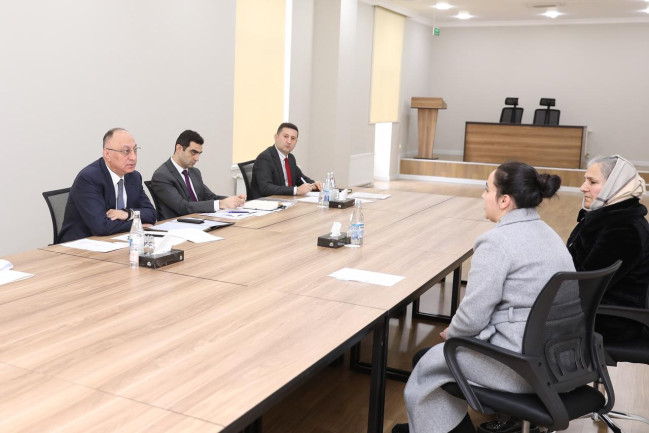 AQTA sədri Şamaxıda vətəndaşları qəbul edib