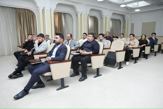 Qida sahəsində çalışan əməkdaşlar üçün təlim təşkil olunub