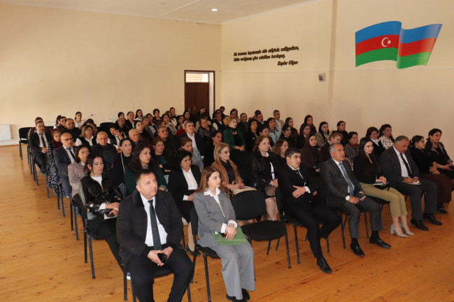 Göygöldə məktəblərdə qida təhlükəsizliyi və sağlam qidalanmanın təşkili ilə bağlı maarifləndirici tədbir keçirilib