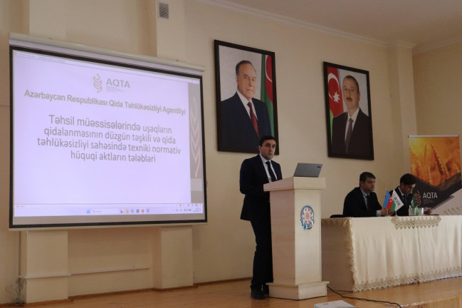 Göygöldə məktəblərdə qida təhlükəsizliyi və sağlam qidalanmanın təşkili ilə bağlı maarifləndirici tədbir keçirilib