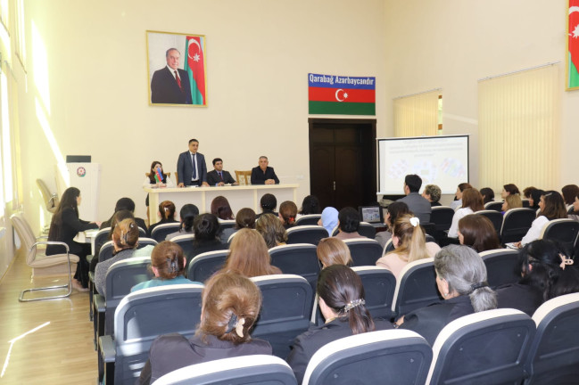 Təhsil müəssisələrində sağlam qidalanma və qida təhlükəsizliyi ilə bağlı maarifləndirici tədbirlər davam etdirilir