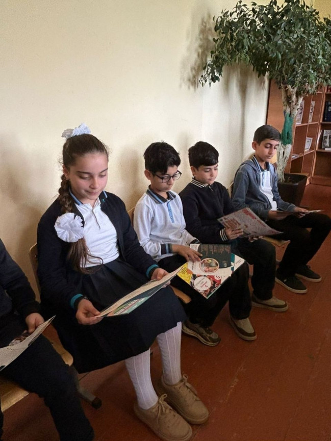 Laçında məktəblilərlə növbəti maarifləndirici görüş keçirilib