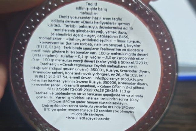Saxta kürü məhsulları ilə bağlı monitorinq aparılıb