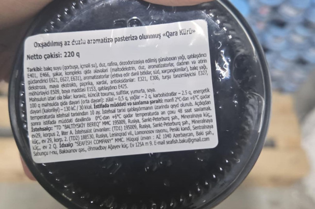 Saxta kürü məhsulları ilə bağlı monitorinq aparılıb