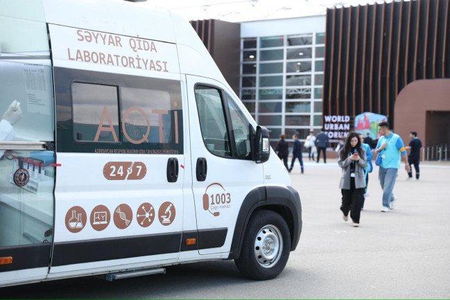 AQTİ-nin səyyar laboratoriyası WUF13-də: Dəqiq və operativ nəzarət