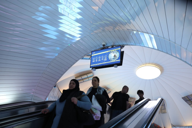 Bakı metrosunda AQTA-nın “Erkən kəsimə son” layihəsi ilə bağlı sosial çarx yayımlanır