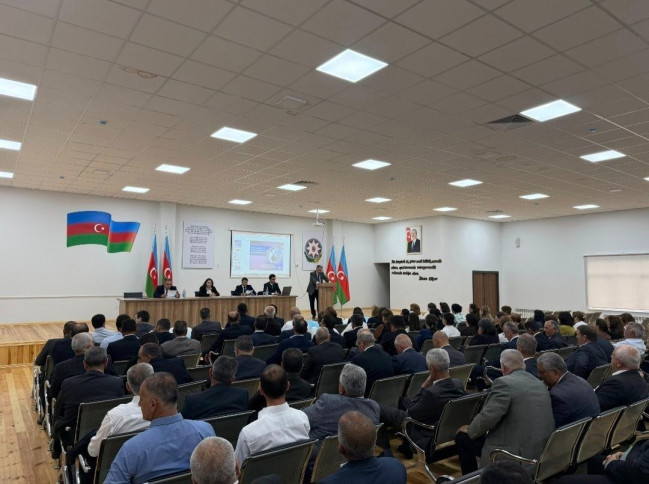 Sabirabadda məktəblərdə qida təhlükəsizliyi ilə bağlı maarifləndirici görüş keçirilib