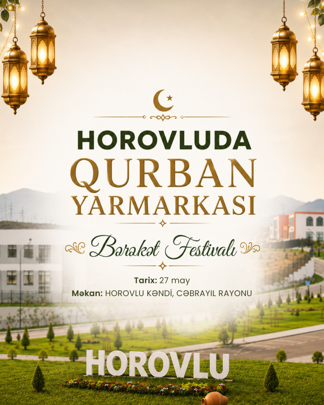 Cəbrayılda “Qurban Yarmarkası – Bərəkət Festivalı” keçiriləcək