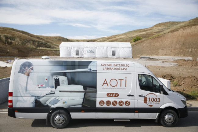 AQTİ-nin səyyar laboratoriyaları Cəbrayıl və Füzulidə operativ xidmət göstərib