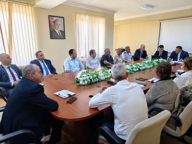Zaqatalada qəhvəyi mərmər bağacığı ilə bağlı Regional Əlaqələndirmə Mərkəzinin iclası keçirilib