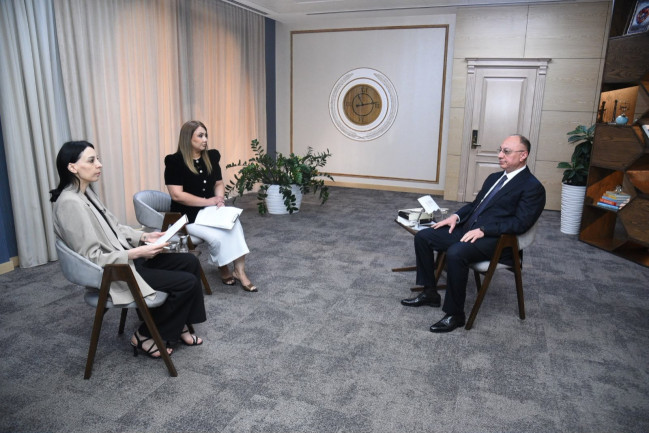 AQTA sədri "Xəzər TV" və "Trend" Beynəlxalq İnformasiya Agentliyinə müsahibə verib