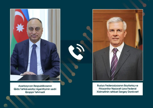 AQTA sədri ilə “Rosselxoznadzor”un rəhbəri arasında ikitərəfli əməkdaşlıq müzakirə olunub
