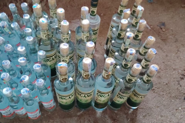 Masallıda topdansatış anbarında mənşəyi məlum olmayan saxta alkoqollu içkilər aşkarlanıb