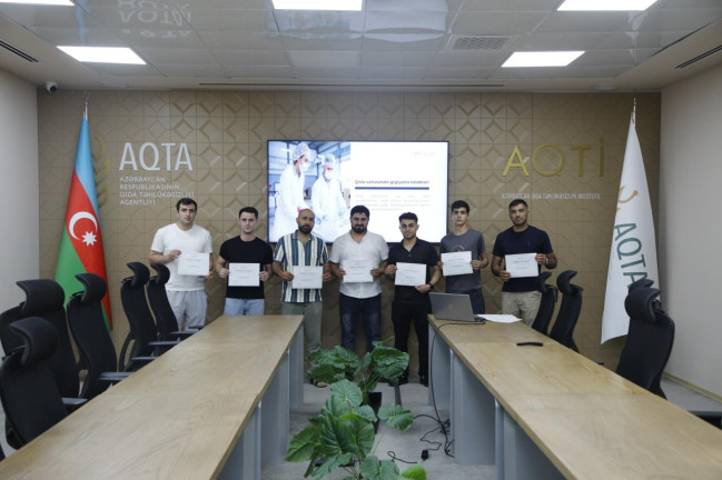 AQTİ “Qida sahəsində gigiyena tələbləri” mövzusunda növbəti təlim təşkil edib