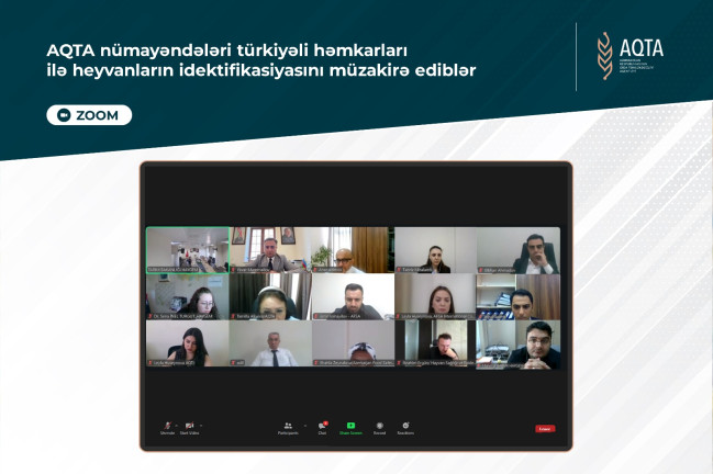 AQTA nümayəndələri türkiyəli həmkarları ilə heyvanların identifikasiyasını müzakirə ediblər