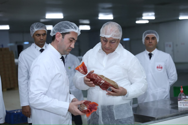 AQTA sədri Qoşqar Təhməzli “ATS Food” MMC-nin fəaliyyəti ilə tanış olub