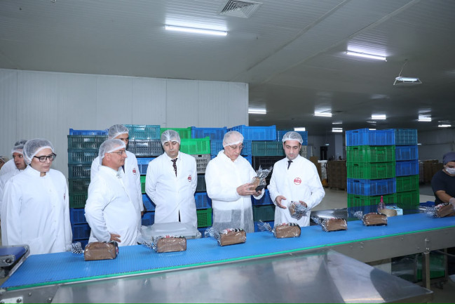 AQTA sədri Qoşqar Təhməzli “ATS Food” MMC-nin fəaliyyəti ilə tanış olub