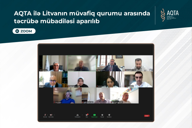AQTA ilə Litvanın müvafiq qurumu arasında təcrübə mübadiləsi aparılıb
