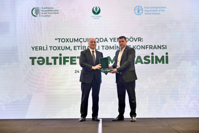 “Toxumçuluqda yeni dövr: yerli toxum, etibarlı təminat” mövzusunda konfrans keçirilib