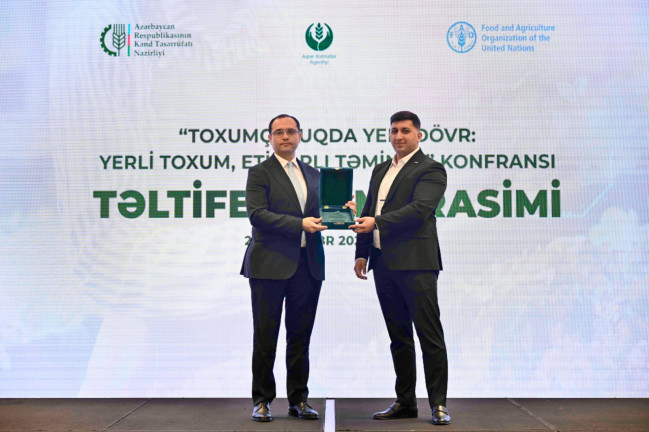 “Toxumçuluqda yeni dövr: yerli toxum, etibarlı təminat” mövzusunda konfrans keçirilib