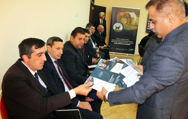 Daşkəsəndə heyvanların identifikasiyası ilə bağlı maarifləndirici tədbir keçirilib