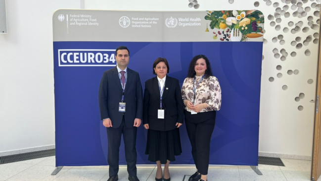 Azərbaycan Kodeks Alimentarius Komissiyasının Avropa regionu üzrə Koordinatoru olacaq