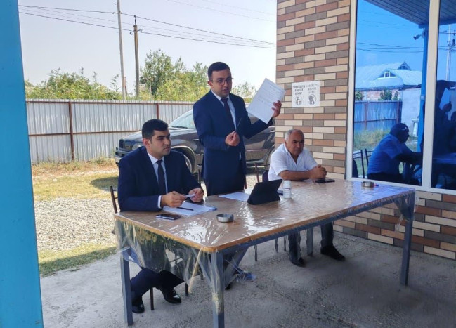 Ağsu və Qobustan rayonlarında nar istehsalçıları ilə görüşlər keçirilib