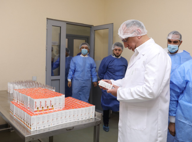 AQTA sədri bioloji aktiv qida məhsulları istehsal edən müəssisənin fəaliyyəti ilə tanış olub