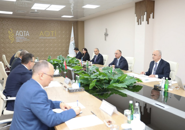 AQTA sədri Belarusun Kənd Təsərrüfatı və Ərzaq Nazirinin müavini ilə görüşüb