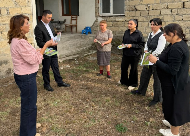 Oğuzda qəhvəyi mərmər bağacığı ilə bağlı maarifləndirmə tədbirləri keçirilib