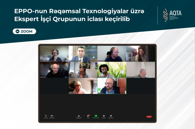 EPPO-nun Rəqəmsal Texnologiyalar üzrə Ekspert İşçi Qrupunun iclası keçirilib