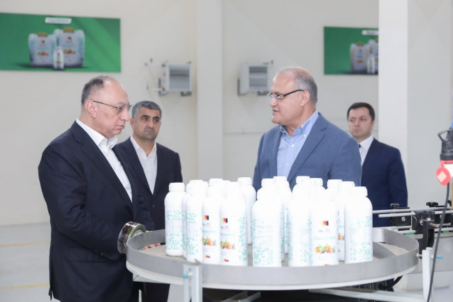 AQTA sədri İmişli və Sabirabadda istehsal müəssisələrinin fəaliyyəti ilə tanış olub