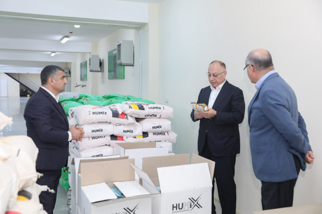 AQTA sədri İmişli və Sabirabadda istehsal müəssisələrinin fəaliyyəti ilə tanış olub