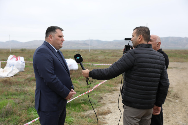 İstifadəyə yararsız pestisidlərlə çirklənmiş ərazilərdə aparılan işlərlə bağlı mediatur keçirilib